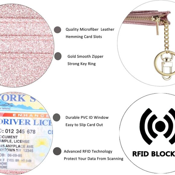 Credit Card Holder Wallet Purse for Women - Picture 3 of 7